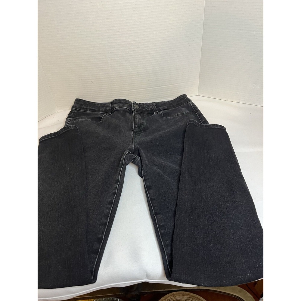 Women's American Eagle Hi Rise Jegging Size 10 Dream Jeans Black Skinny Stretch